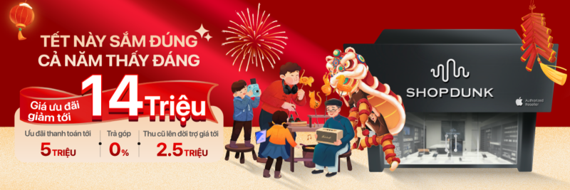 CHƯƠNG TRÌNH KHUYẾN MÃI THÁNG 1 TẠI SHOPDUNK